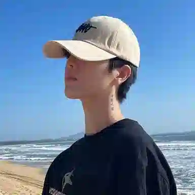 优幽兰 时尚百搭大头围显脸小休闲百搭韩版防紫外线遮阳帽美式辣妹街头复古字母刺绣太阳帽子 棉 鸭舌帽 男女同款情侣款