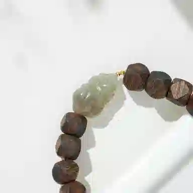 集亭 八方来财 貔貅 只进不出单圈 沉香 手串 男女同款情侣款