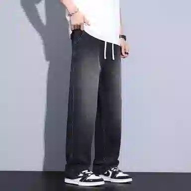 羽浅 青少年美式复古水洗裤子牛仔裤 男女同款