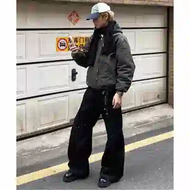 PANDA ADEVIL Black Jeans