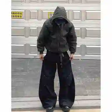 PANDA ADEVIL Black Jeans