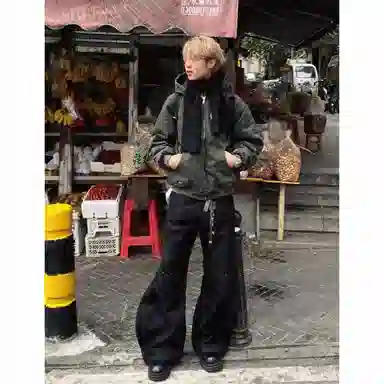 PANDA ADEVIL Black Jeans