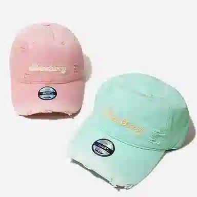 杨同学 美式大脸帽 美式英文 棉 鸭舌帽 男女同款情侣款