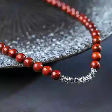 【到手2条】 素于 国潮复古轻奢高级时尚百搭八方来财银蛇送福脚链手工编织小众设计饰品#好运配饰 织物 手绳 男女同款情侣款