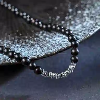 【到手2条】 素于 国潮复古轻奢高级时尚百搭八方来财银蛇送福脚链手工编织小众设计饰品#好运配饰 织物 手绳 男女同款情侣款