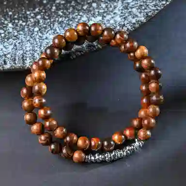 【到手2条】 素于 国潮复古轻奢高级时尚百搭八方来财银蛇送福脚链手工编织小众设计饰品#好运配饰 织物 手绳 男女同款情侣款