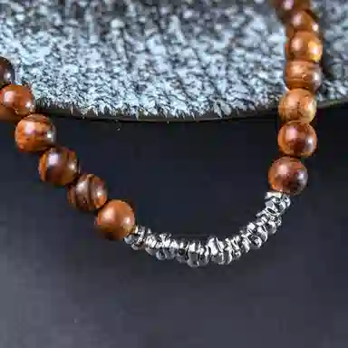 【到手2条】 素于 国潮复古轻奢高级时尚百搭八方来财银蛇送福脚链手工编织小众设计饰品#好运配饰 织物 手绳 男女同款情侣款