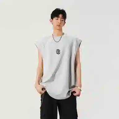 大卫贝肯 日系简约纯色经典基础款百搭跑步健身亲肤柔软透气宽松圆领无袖背心 男女同款