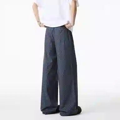 哲源 高街直筒垂感宽松运动休闲裤 男女同款