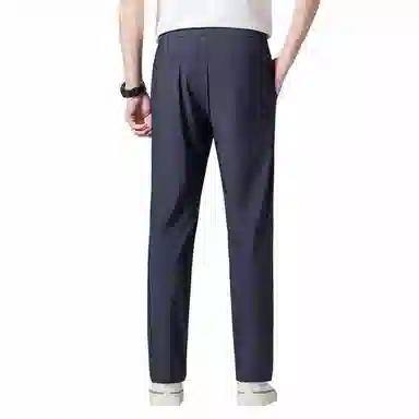 老爷车 纯色高弹直筒宽松休闲裤 男款