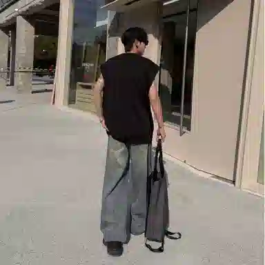 大卫贝肯 基础款舒适健身运动百搭透气亲肤柔软宽松圆领背心 男女同款