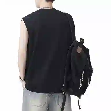 赞仕 凉感速干坎肩运动无袖背心 男女同款