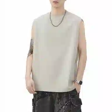 赞仕 凉感速干坎肩运动无袖背心 男女同款