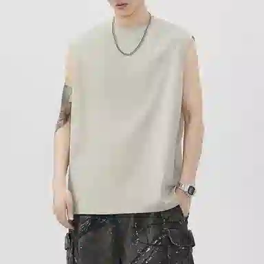 赞仕 凉感速干坎肩运动无袖背心 男女同款