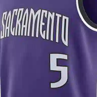Nike x NBA Dri-FitSacramento Kings De'Aaron Fox Hardwood Classics logo