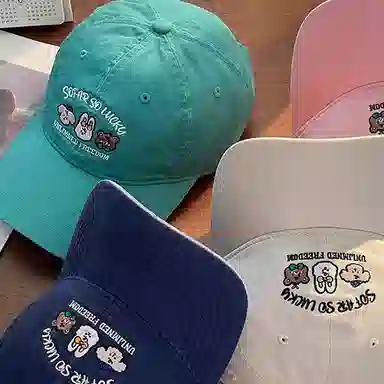 杨同学 卡通动通动漫帽 棉 鸭舌帽 女款