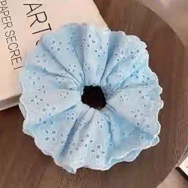 蒙妮 四层甜美蕾丝花边头绳 布艺 发圈 男女同款情侣款