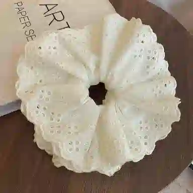 蒙妮 四层甜美蕾丝花边头绳 布艺 发圈 男女同款情侣款