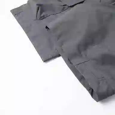 海尔斯 美式高街舒适时尚简约纯色速干宽松潮流百搭系带薄款休闲短裤 男款