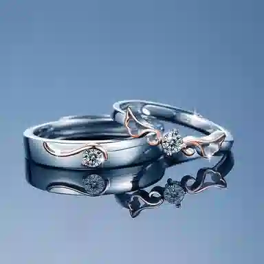 Lockstarfy Angel Wing Ring