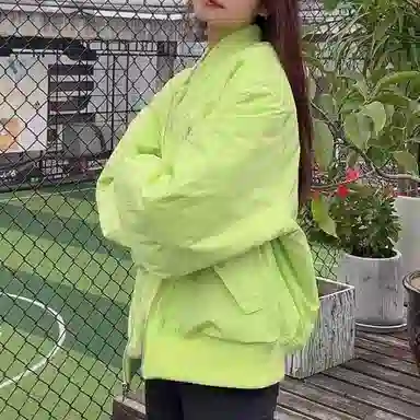 adidas originals Reversible Fur Bomber Logo