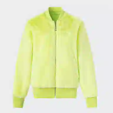 adidas originals Reversible Fur Bomber Logo