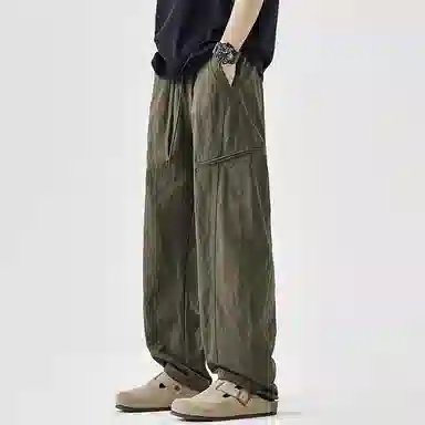 隐狼世家 宽松直筒潮流时尚百搭舒适休闲裤 男款
