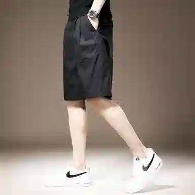 贵色 跑步通勤创意设计工装短裤 男女同款