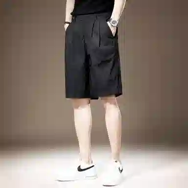 贵色 跑步通勤创意设计工装短裤 男女同款