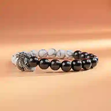 【到手2条】 素于 国潮新中式小众轻奢设计纯手工编织天官赐福八方来财出入平安本命年招财#好运饰品 玻璃 手绳 男女同款情侣款