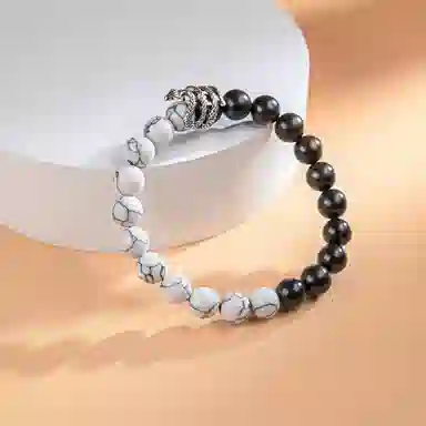 【到手2条】 素于 国潮新中式小众轻奢设计纯手工编织天官赐福八方来财出入平安本命年招财#好运饰品 玻璃 手绳 男女同款情侣款