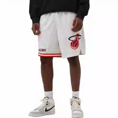 Nike NBA Miami Heat Fan Edition Shorts White