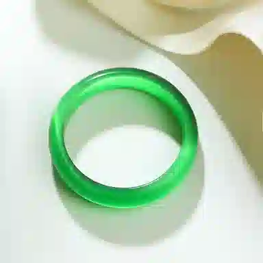 镯钰瑭 【高品质】贵妃 新中式国潮古风气质美人一步一响 高级清冷感叠戴必备 玻璃猫眼 手镯 女款