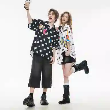 The Simpsons Retro Logo Hawaiian Shirt