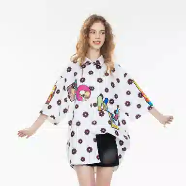 The Simpsons Retro Logo Hawaiian Shirt