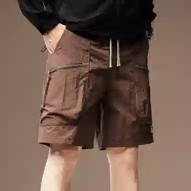 贵色 潮流舒适直筒休闲百搭五分工装短裤 男女同款