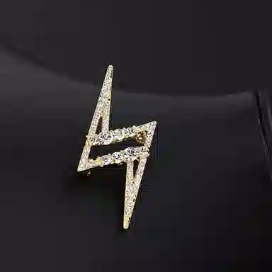 缔晶 精致时尚浪漫套装 优雅气质日常通勤防走光纽扣胸花配饰 合金 胸针 男女同款情侣款