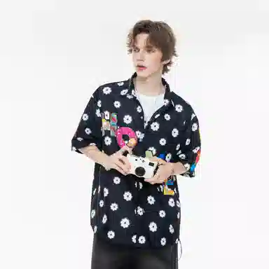 The Simpsons Retro Logo Hawaiian Shirt