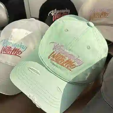 杨同学 严选 户外防晒字母时尚 棉 鸭舌帽 男女同款情侣款