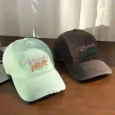 杨同学 严选 户外防晒字母时尚 棉 鸭舌帽 男女同款情侣款