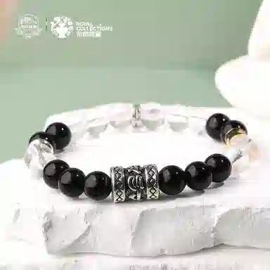 布达拉宫 【招财】新中式财运亨通净化负能量静心诸事顺遂转运珠#好运 白水晶 手串 男女同款情侣款