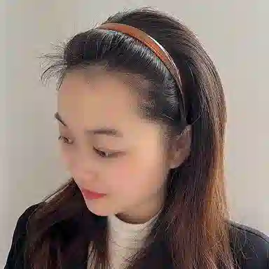 如花梦 高级感果冻带齿塑料防滑压发洗脸 亚克力 发箍 女款