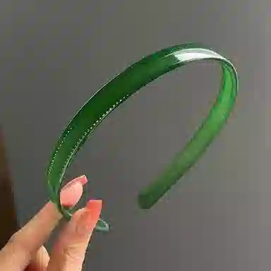 如花梦 高级感果冻带齿塑料防滑压发洗脸 亚克力 发箍 女款