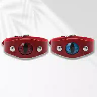 大唐国鼎 火焰魔瞳小众时尚简约设计潮酷个性小众高级感森系高级感本命年财运 好运 皮革 手环 男女同款情侣款