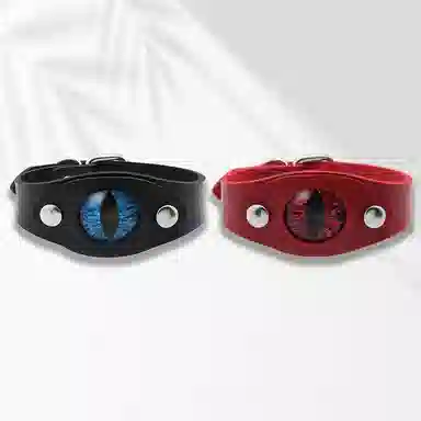 大唐国鼎 火焰魔瞳小众时尚简约设计潮酷个性小众高级感森系高级感本命年财运 好运 皮革 手环 男女同款情侣款