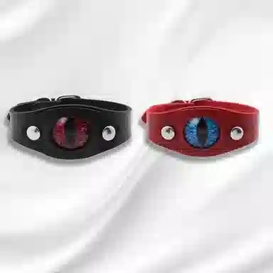 大唐国鼎 火焰魔瞳小众时尚简约设计潮酷个性小众高级感森系高级感本命年财运 好运 皮革 手环 男女同款情侣款