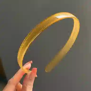 如花梦 高级感果冻带齿塑料防滑压发洗脸 亚克力 发箍 女款