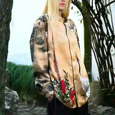 Hubu Penglai Spring Crane Shirt