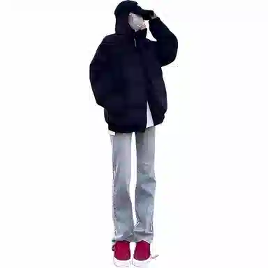 NOWSTIME Straight Jeans Gradient Grey