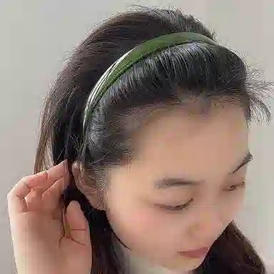 如花梦 高级感果冻带齿塑料防滑压发洗脸 亚克力 发箍 女款